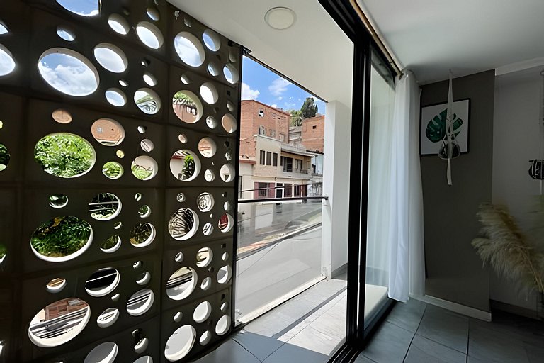 Loft con balcón en el centro de Medellin