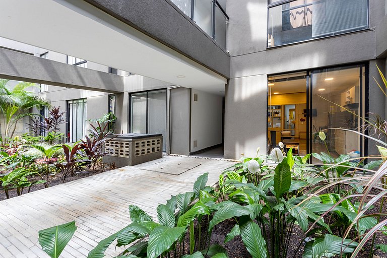 Cómodo y central loft con balcón